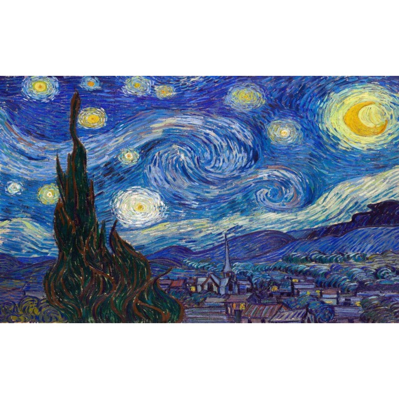 Cuadros Modernos-Van Gogh Noche estrellada